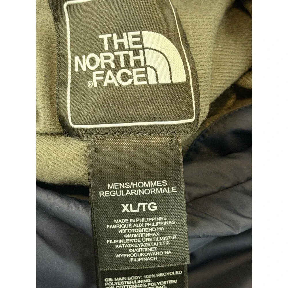 The North Face Reversible Insulated Shirt Jacket XL Plaid Snap Front Coat